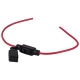 Parts Express In-line Mini Blade ATM Fuse Holder with 16 AWG Wire Leads