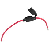Parts Express In-line Mini Blade ATM Fuse Holder with Wire Leads