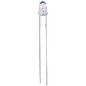 Sure Electronics Super Bright White 3mm (T1) LED 4000 mcd 100 Piece Kit with Voltage Dropping Resistors