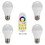 Milight Four Zone Bundle with Four Milight RGBW Cool/Warm White LED Bulbs and Four Zone Remote