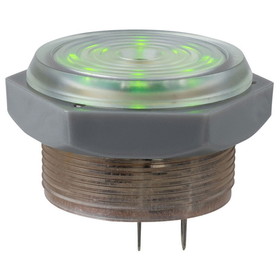 Parts Express Piezo Buzzer Alarm 8 LED Pilot Light LEDs 1.25" Panel Mount 3-15 VDC 95dB