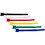 Parts Express 8" Hook and Loop Cable Ties 6-Pack Assorted Colors