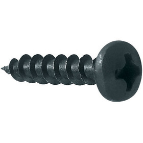 Parts Express #6 x 3/4" Deep Thread Pan Head Screws Black 100 Pcs.