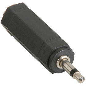 Parts Express 1/4" Mono Jack To 3.5mm Mono Plug Adapter