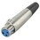 Parts Express 090-346 XLR Connector Female A Series Type Metal Body 3 Pin