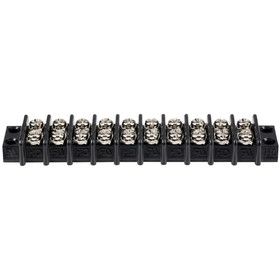 Parts Express Barrier Strip 10 Pole Double Row 20 Amp