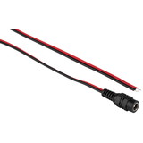 Parts Express 2.1 x 5.5mm DC Female Jack to Bare Wire 22 AWG