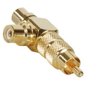 Parts Express RCA Male To Dual Rt Angle RCA Female
