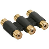 Parts Express Component Video 3 RCA Female to Female Coupler