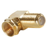 Parts Express Gold F Right Angle Adapter