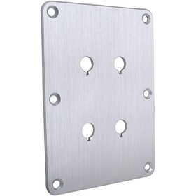 Dayton Audio Double Binding Post Plate Silver Anodized
