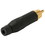 Amphenol ACPR-BLK Diecast RCA Connector Black with Gold Contacts