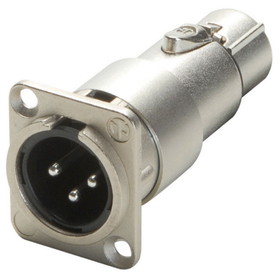 Neutrik NA3MDF XLR "D" Series 3-Pin Male to Female Adapter