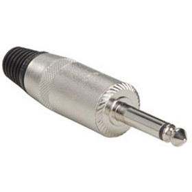Neutrik Rean NYS225 1/4" Mono Plug Nickel For Speaker Cable