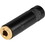 Neutrik Rean NYS240BG 3.5mm Stereo Cable Jack with Solder Terminals - Black/Gold