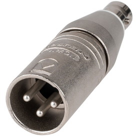 Neutrik NA2MBNC 3 Pin XLR Male to BNC Socket Adapter