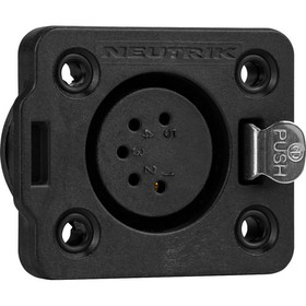 Neutrik NC5FDX-TOP Heavy Duty Female 5-Pole XLR Chassis Connector IP65 and UV Rated