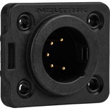 Neutrik NC5MDX-TOP Heavy Duty Male 5-Pole XLR Chassis Connector IP65 and UV Rated