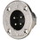 Amphenol EP-4-14 4-Pole EP Male Round Flange Chassis Connector