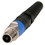 Amphenol SP-4-FNL Loudspeaker Cable Connector 4-Pole Metal Shell with PG Gland Strain Relief
