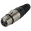 Parts Express Female Cable Mount XLR Connector Nickel