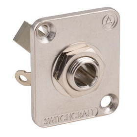 Switchcraft E12B 1/4" Stereo EH Panel Mount Jack Nickel