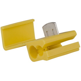NTE 76-QS12 Stripping Quick Splice (12-10) Yellow In-line Taps 5 Pcs.