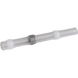 Parts Express Heat Shrink Insulated Waterproof Solder Butt Connectors (26-24 AWG) White 25-Pack