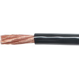 JSC Wire 4 AWG Black High Current Power Cable 1 ft. USA