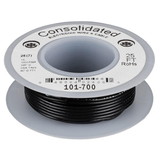 Consolidated Stranded 26 AWG Hook-Up Wire 25 ft. Black UL Rating