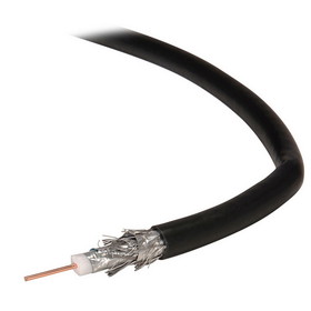 Belden 1189A RG-6/U Quad Shield Coaxial Cable 18 AWG Copper-Clad Conductor 75 Ohm 100 ft. USA