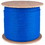 Parts Express CAT 6 23 AWG CMR 550 MHz Shielded F/UTP Solid Bare Copper Cable Blue 1000 ft. Wood Spool