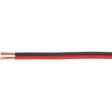 Parts Express Power/Speaker Zip Cord Wire Bare Copper Strands 2-conductor (Red/Black)