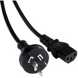 Parts Express AS/NZS 3112 3-Pole Plug to C13 Polarized IEC 6 ft. Power Cord 18/3