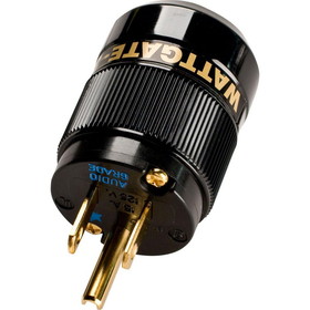 Wattgate 330i AU Black Gold Plated Audio Grade Edison AC Power Connector