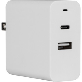 RCA 30W USB-C and USB-A Power Delivery (PD) Wall Charger with Foldable Prongs