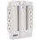 RCA PSWTS6 6-Outlet Wall Tap Surge Protector White