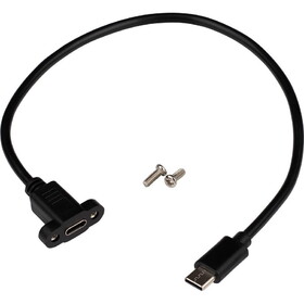 Parts Express USB-C Mountable Extension Cable for Power/Data
