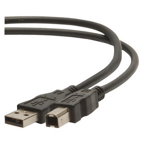 Parts Express USB 2.0 Cable A to B Black 1m (3.3 ft.)