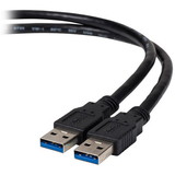 Parts Express USB 3.0 A Male to A Male 28/24 AWG Charge & Sync Cable 10 ft.