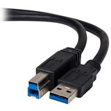 Parts Express USB 3.0 A Male to B Male 28/24 AWG Charge & Sync Cable 6 ft.