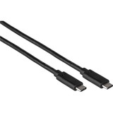 Parts Express USB-C 3.1 Gen2 Male to Male 6 ft. Cable 10 Gbps 5A Black