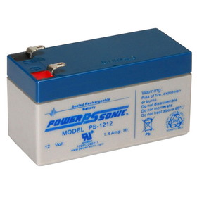 Power-Sonic PS-1212 Sealed Lead Acid Battery 12V 1.4Ah