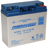 Power-Sonic PS-12180NB2 Sealed Lead Acid Battery 12V 18Ah