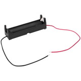 Parts Express Single 18650 Battery Holder with Wire Leads