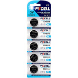 PKCELL CR2016 Coin Cell 3.0V Lithium Battery 5-Pack