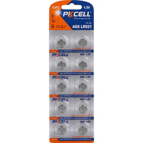 PKCELL 371 Alkaline Button Cell Battery 10-Pack
