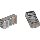 Platinum Tools 100048C Shielded ezEX38 RJ45 Cat 5/5e Connectors 25 Pcs.