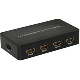 Parts Express HDMI 2.0 4K 60 Hz 5-Input 1-Output HDCP 2.2 Switch with IR Remote Control