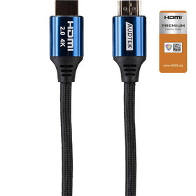 Audtek Premium Certified Ultra HD HDMI 2.0 Cable 4K@60 Hz HDR YCbCr 4:4:4 18 Gbps 6 ft.